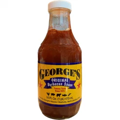 B&B Pecan George's Original Barbecue Sauce 16 Oz. BBQ Sauces, Marinades, Condiments & Seasonings