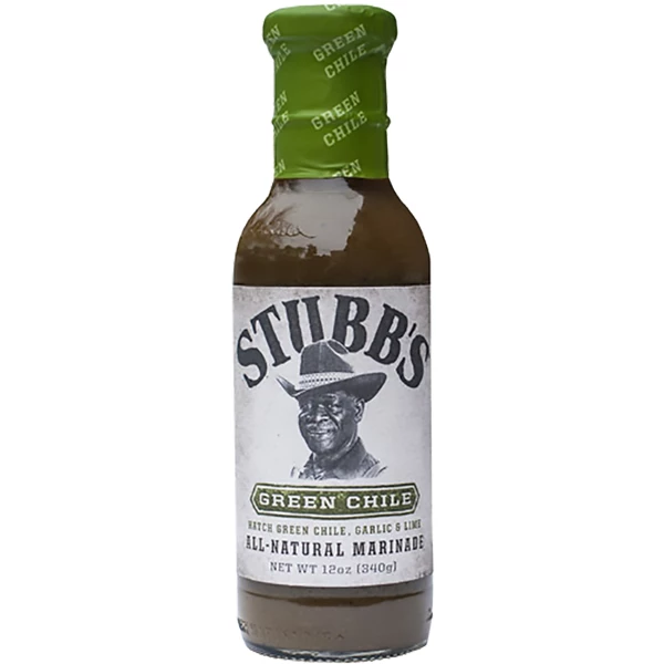 Kehe Stubb's Green Chile Marinade 12 Oz. BBQ Sauces, Marinades, Condiments & Seasonings