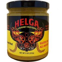Hayward's Bar-B-Que Helga Sweet Heat Gourmet Mustard 9 Oz. Salts