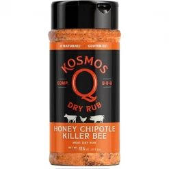 BBQ Sauces, Marinades, Condiments & Seasonings Kosmo's Q Killer Bee Chipotle BBQ Rub 12.6 Oz.