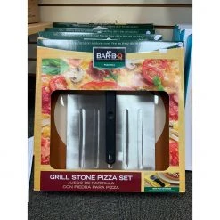 Mr. Bar-B-Q Grill Stone Pizza Set Salts