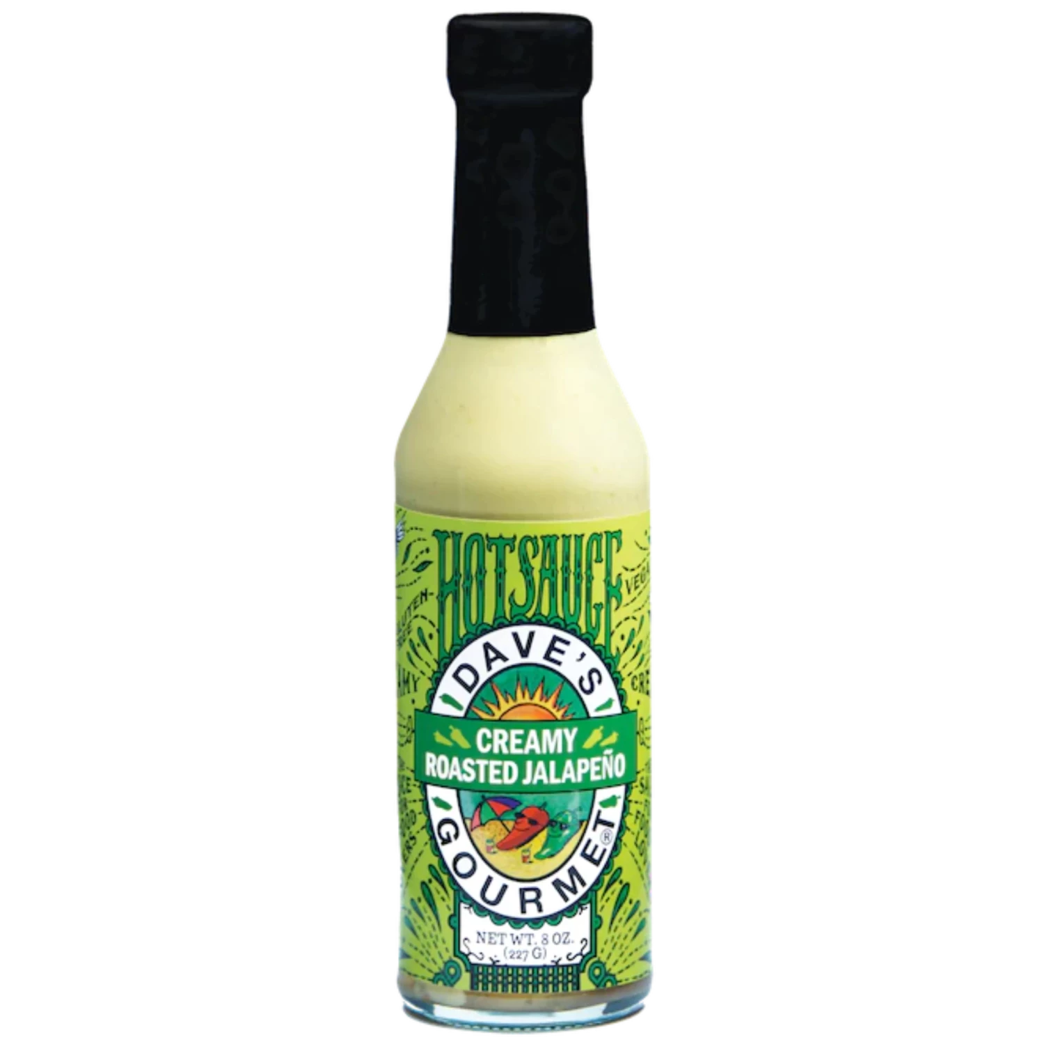 Kehe Dave's Gourmet Creamy Roasted Jalapeño Sauce 8 Oz. BBQ Sauces, Marinades, Condiments & Seasonings