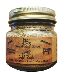 JB's Gourmet Spice Blends Gold Rush 4.5 Oz. BBQ Sauces, Marinades, Condiments & Seasonings