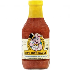 B&B Pecan Jim's Own Mustard Bar-B-Que Sauce 16 Oz. BBQ Sauces, Marinades, Condiments & Seasonings