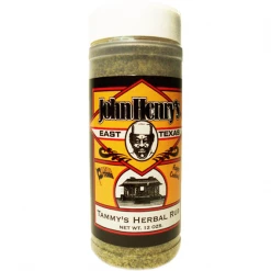 BBQ Sauces, Marinades, Condiments & Seasonings John Henry's Tammy's Herbal Rub 12 Oz.
