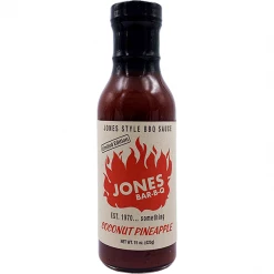 Hayward's Bar-B-Que Jones Bar-B-Q Coconut Pineapple Sauce 15 Oz. BBQ Sauces, Marinades, Condiments & Seasonings