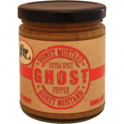Just Enough Heat Ghost Pepper Honey Mustard 9.5 Oz.