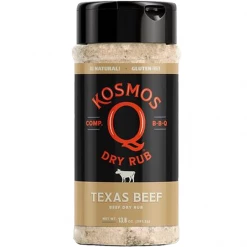 BBQ Sauces, Marinades, Condiments & Seasonings Kosmo's Q Texas Beef Rub 16 Oz.