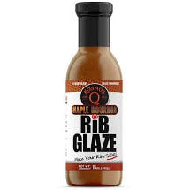 BBQ Sauces, Marinades, Condiments & Seasonings Kosmo's Q Maple Bourbon Rib Glaze 16 Oz.