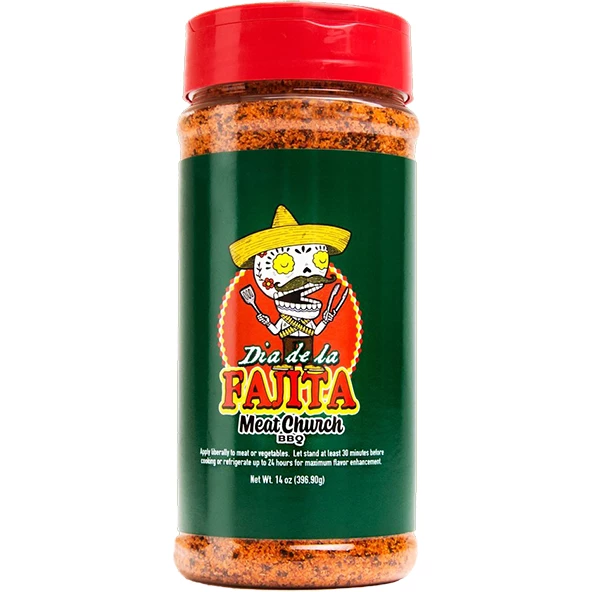 BBQ Sauces, Marinades, Condiments & Seasonings Meat Church Fajita Seasoning 14 Oz.