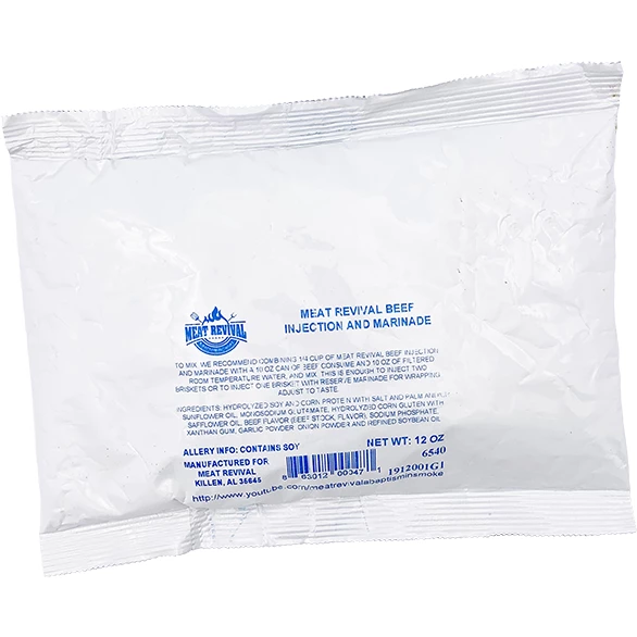 BBQ Sauces, Marinades, Condiments & Seasonings Lotta Bull Meat Revival Beef Injecton & Marinade 12 Oz.