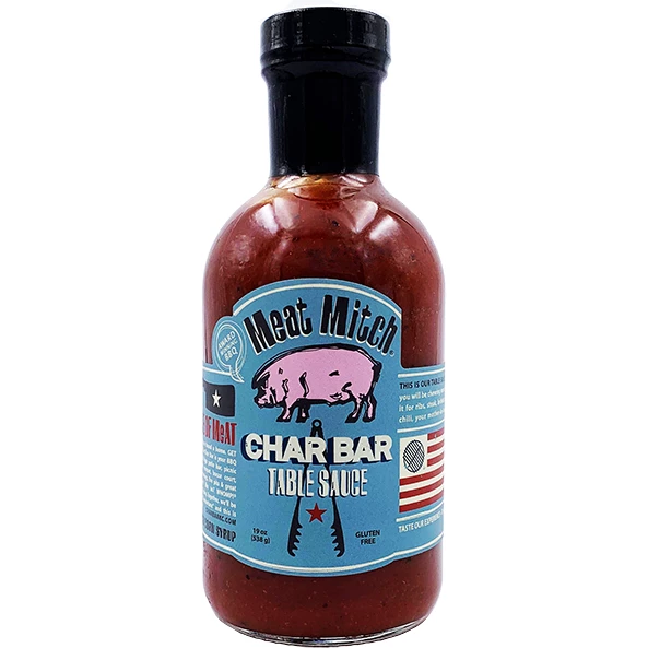 Meat Mitch Char Bar Table Sauce 19 Oz. BBQ Sauces, Marinades, Condiments & Seasonings