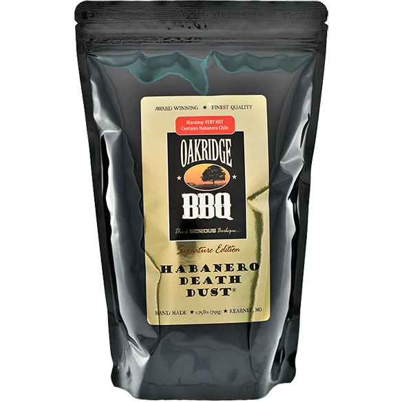 BBQ Sauces, Marinades, Condiments & Seasonings Oakridge BBQ Habanero Death Dust 6 Oz.