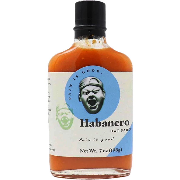 Spicin' Foods Pain Is Good Habanero Hot Sauce 7 Oz.