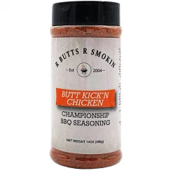 BBQ Sauces, Marinades, Condiments & Seasonings R Butts R Smokin' Butt Kick'n Chicken Championship BBQ Seasoning 13 Oz.