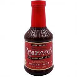 Rendezvous Hot Famous Barbecue Sauce 18 Oz. BBQ Sauces, Marinades, Condiments & Seasonings