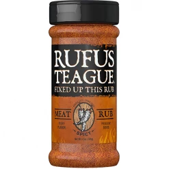 Rufus Teague Spicy Meat Rub 6.5 Oz. BBQ Sauces, Marinades, Condiments & Seasonings