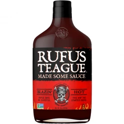 BBQ Sauces, Marinades, Condiments & Seasonings Rufus Teague Blazin' Hot Barbecue Sauce 16 Oz.