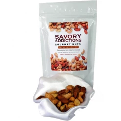 BBQ Sauces, Marinades, Condiments & Seasonings Savory Addictions Gourmet Nuts Original Blend 14 Oz.