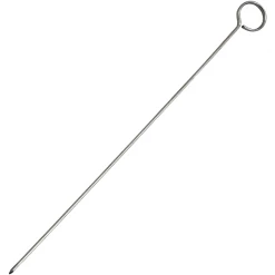 Webstaurant Salts 12" Stainless Steel Oval Skewers 12 Pk