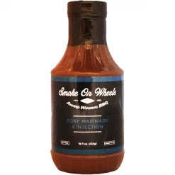 Delano BBQ Sauces, Marinades, Condiments & Seasonings Smoke On Wheels Pork Marinade & Injection 16 Oz.