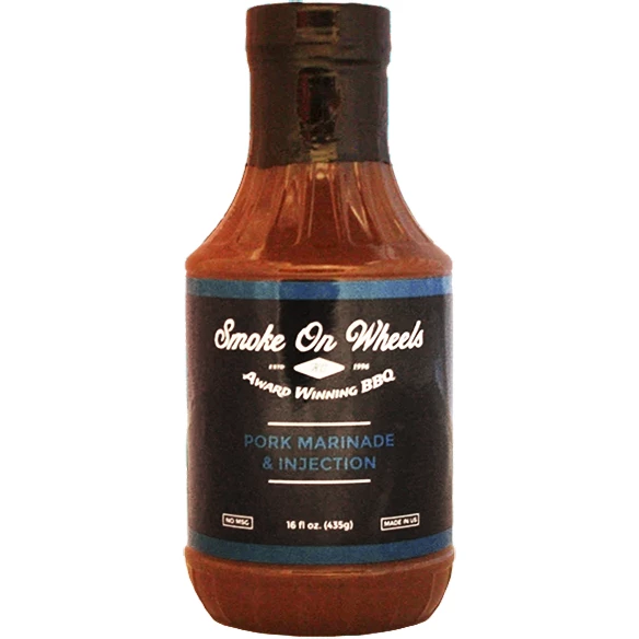 Delano BBQ Sauces, Marinades, Condiments & Seasonings Smoke On Wheels Pork Marinade & Injection 16 Oz.