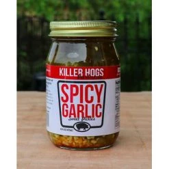 How To BBQ Right Salts Killer Hogs Spicy Garlic Pickles 16 Oz.