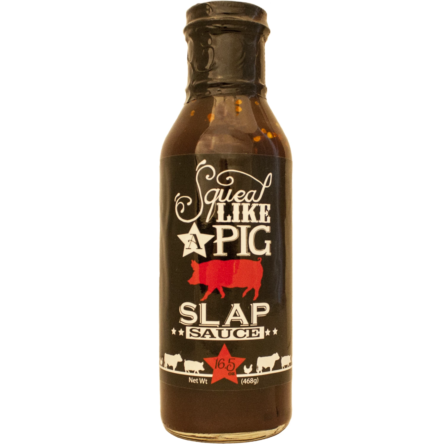 Old World Spices BBQ Sauces, Marinades, Condiments & Seasonings Squeal Like A Pig Slaps Sauce 16.5 Oz.