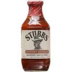 Kehe BBQ Sauces, Marinades, Condiments & Seasonings Stubb's Hickory Bourbon BBQ Sauce 18 Oz.