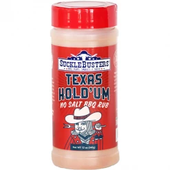BBQ Sauces, Marinades, Condiments & Seasonings Suckle Busters Texas Hold 'Um No Salt BBQ Rub 14.25 Oz.