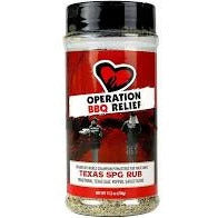 Old World Spices Operation BBQ Relief Texas SPG Rub 11.2 Oz.