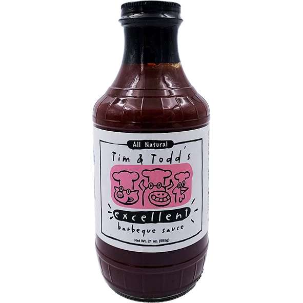 BBQ Sauces, Marinades, Condiments & Seasonings Tim & Todd's Excellent Barbeque Sauce 21 Oz.
