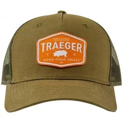 Traeger Certified Curved Brim Trucker Hat Salts