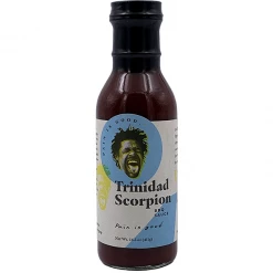 Spicin' Foods Pain Is Good Trinidad Scorpion BBQ Sauce 14.5 Oz. BBQ Sauces, Marinades, Condiments & Seasonings