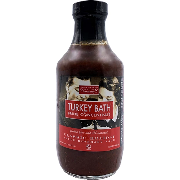 Delano Sweetwater Spice Company Classic Holiday Turkey Bath Brine 16 Oz. BBQ Sauces, Marinades, Condiments & Seasonings