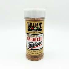 Williams Food Co BBQ Sauces, Marinades, Condiments & Seasonings Williams Hickory Barbecue Spice 6 Oz.