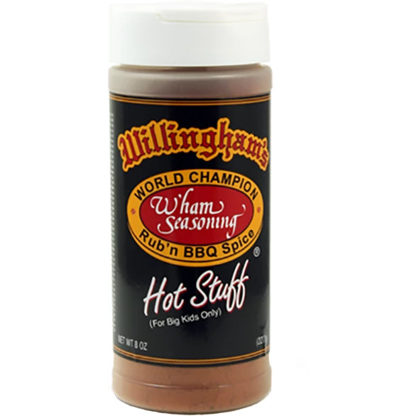 Willingham's Hot Stuff Rub 8 Oz. BBQ Sauces, Marinades, Condiments & Seasonings