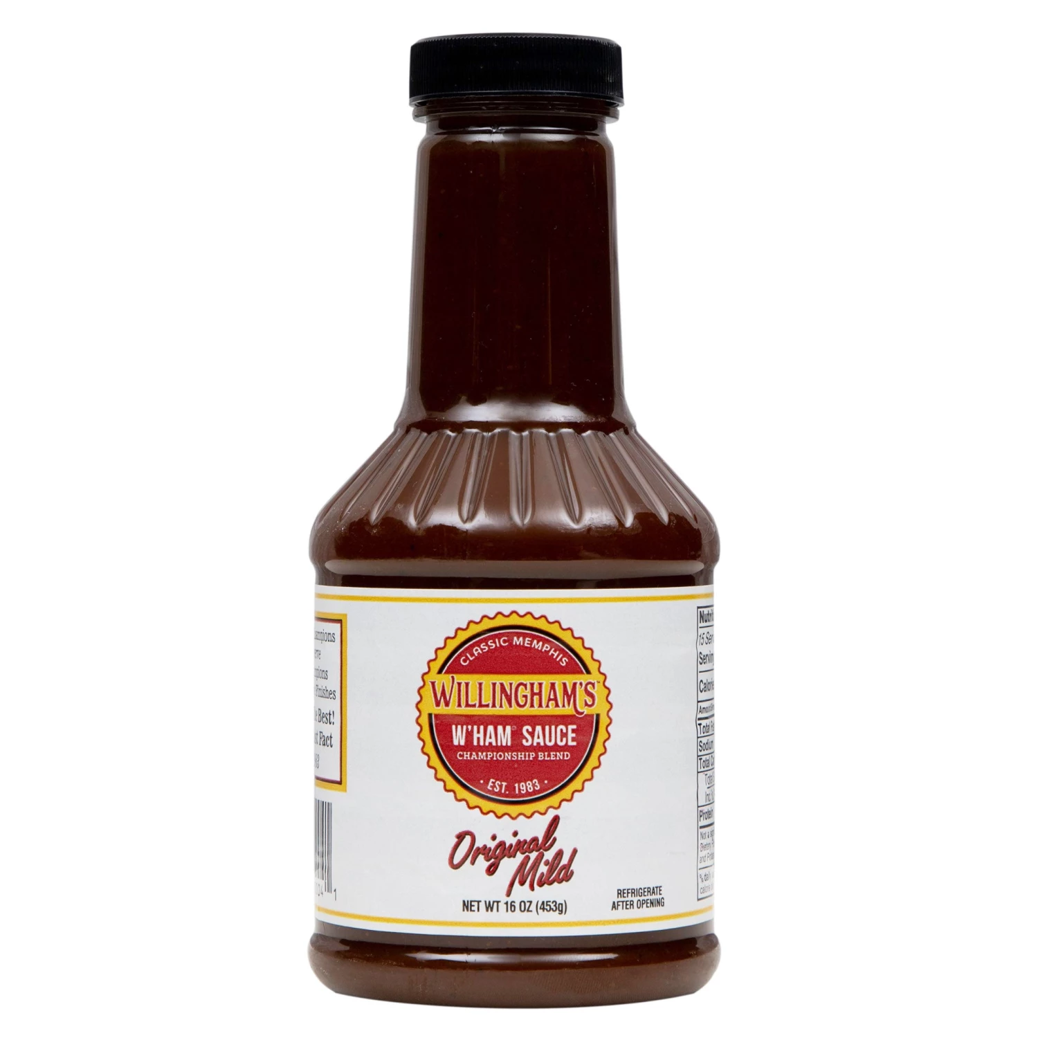 Willingham's W'ham Sauce Original Mild 19 Oz. BBQ Sauces, Marinades, Condiments & Seasonings