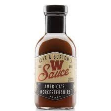 Crawford Outdoor Salts Bear & Burton's W Sauce- America's Worcestershire 13 Oz.